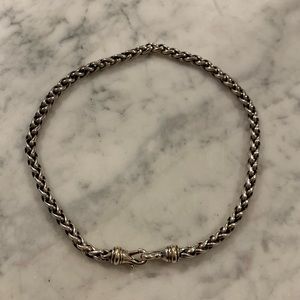 David Yurman Two-Tone 16” Wheat Chain Necklace